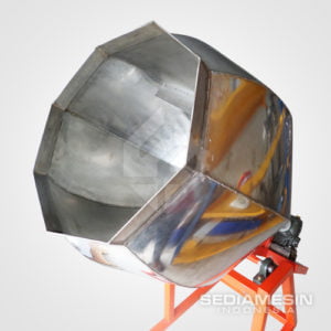 Mixer Pencampur Bumbu : Tabung 8 Sisi