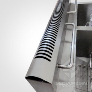 Deep Fryer Gas 2 Basket : Cerobong